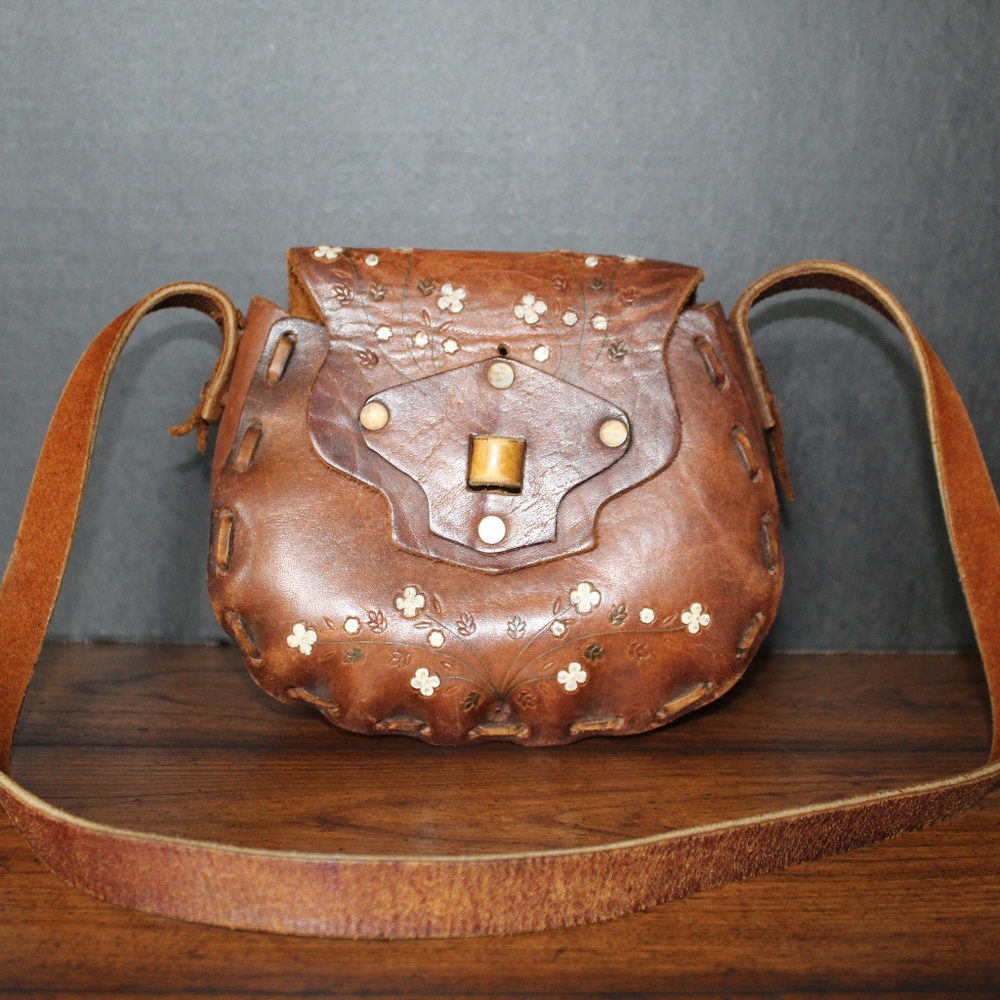 Hand Tooled Leather Purse